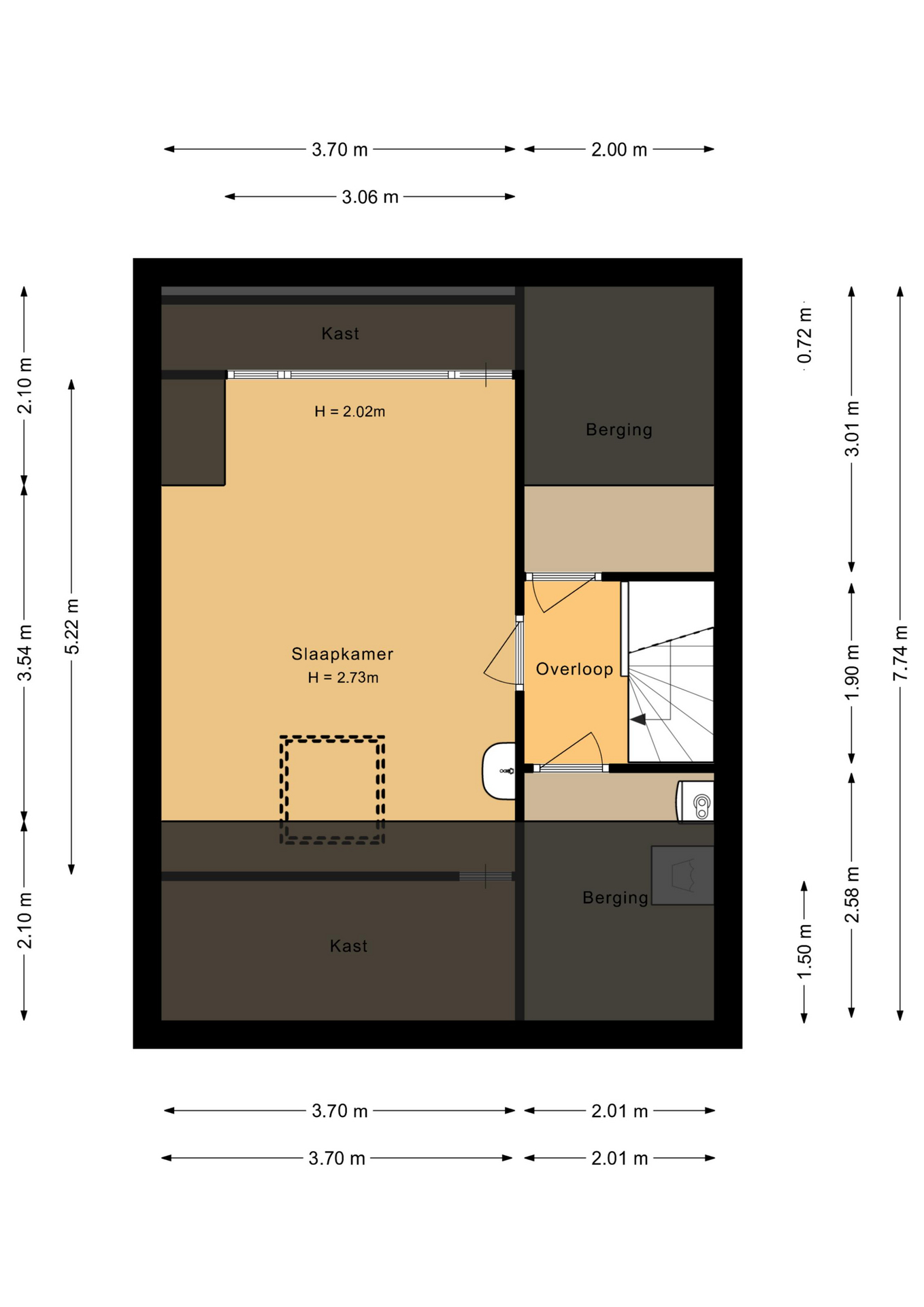 Wijngaard 162 - 8212 CJ - lelystad-plattegrond-3